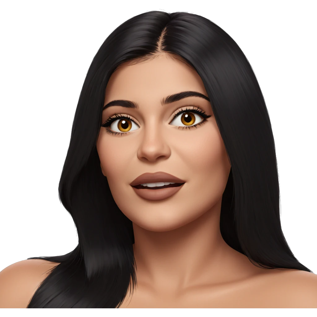 realistic portrait of girl emoji