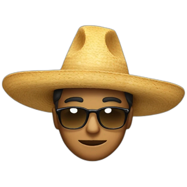 Sepione con sombrero emoji