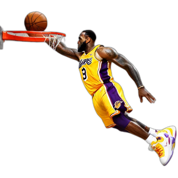 LeBron dunk emoji