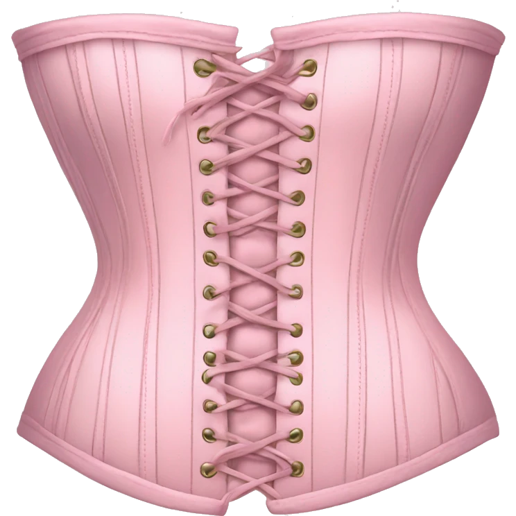 Baby pink corset emoji