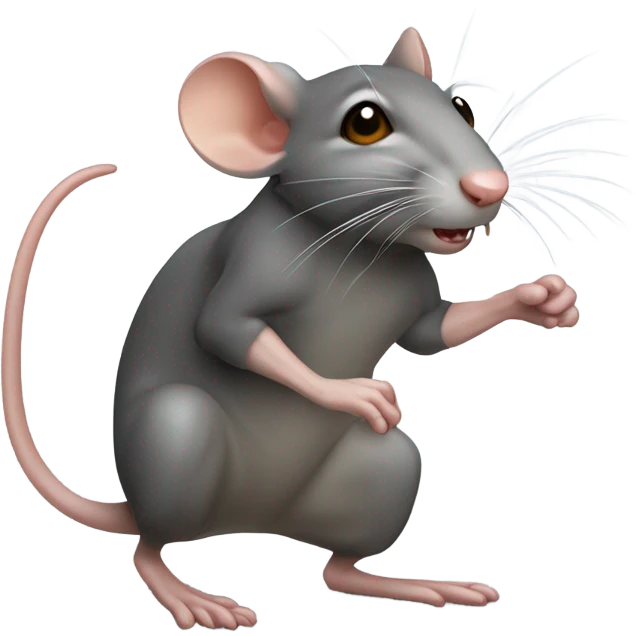 Angry rat  emoji