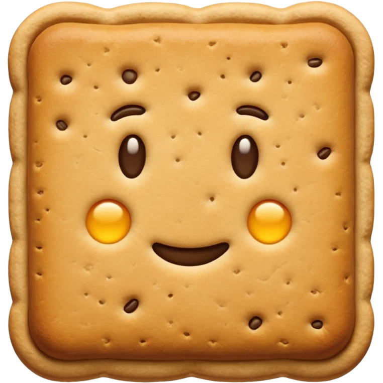 rectangular biscuit cookie emoji