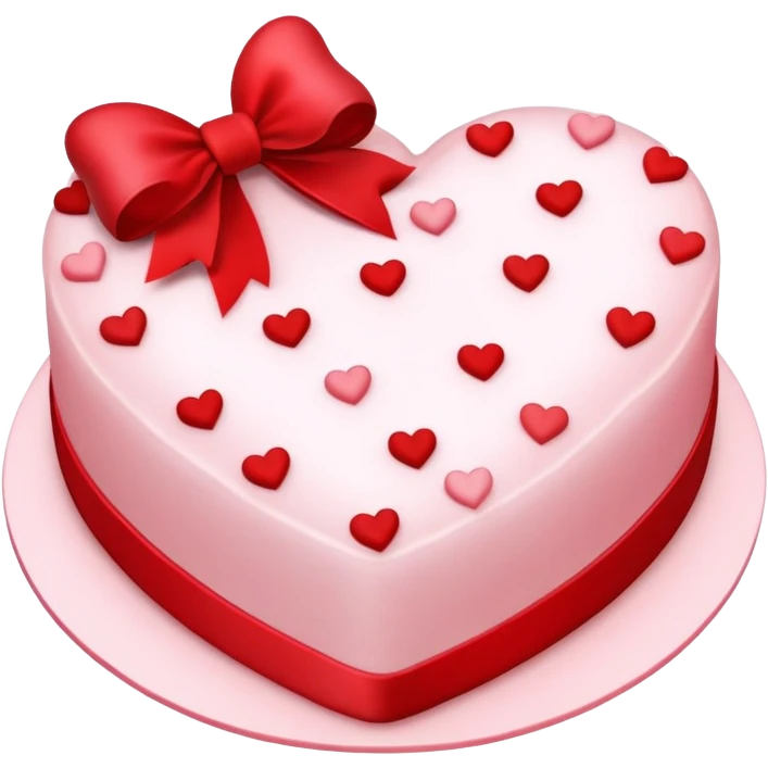  valentine cake emoji