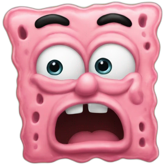 Spongebob kiss patrick emoji
