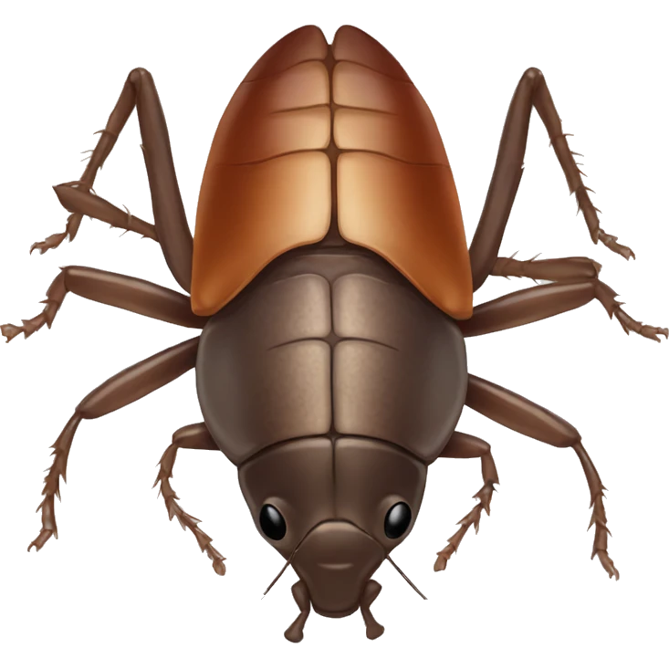 cockroach with bow emoji