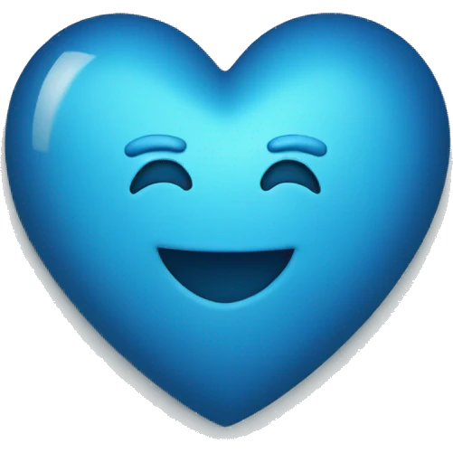 Blue heart emoji