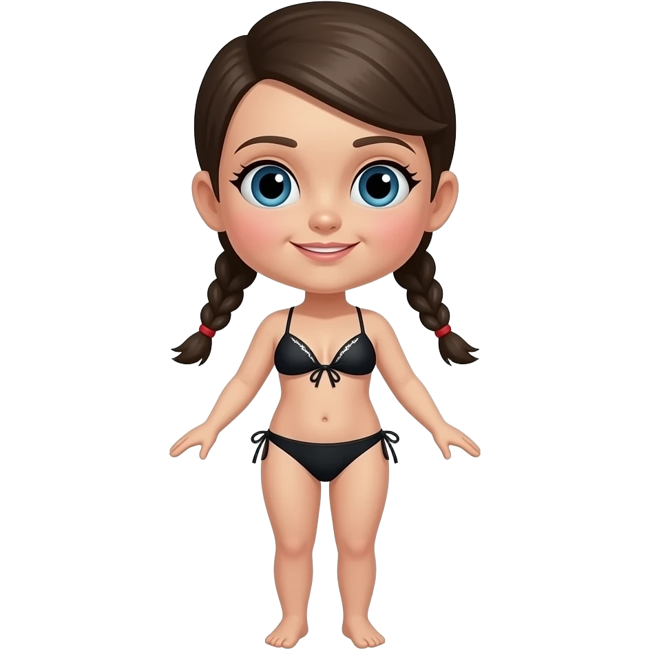 Hitler avec un fille en maillot de bain 2 piece nazi emoji