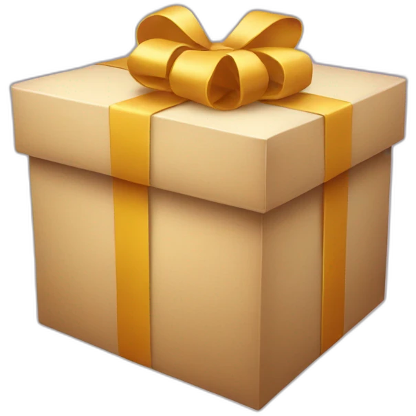 gift box with smile emoji