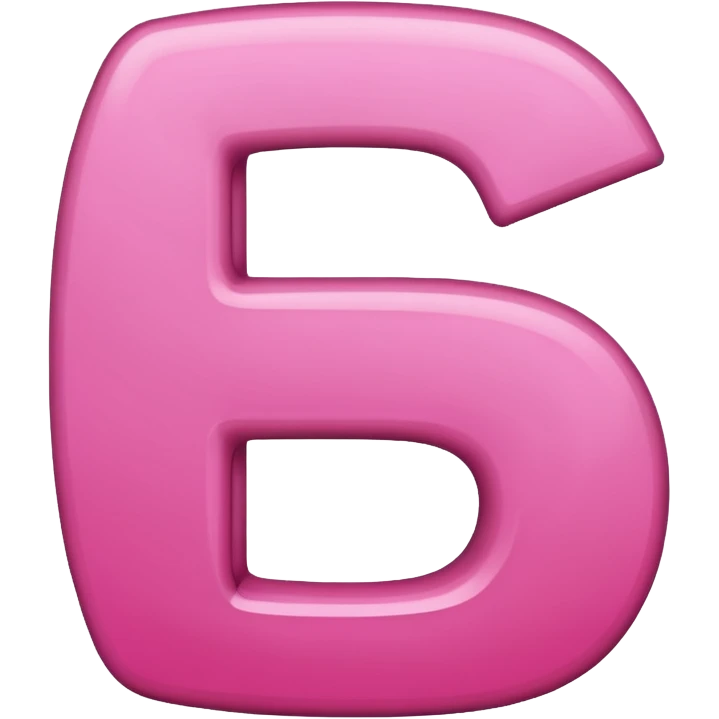 The Pink letter P 
 emoji