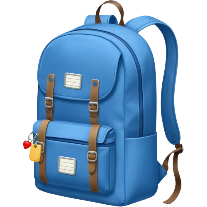 Blue backpack, Lost & Found Object. emoji