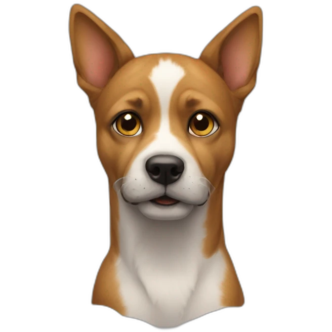 Chat sur chien emoji