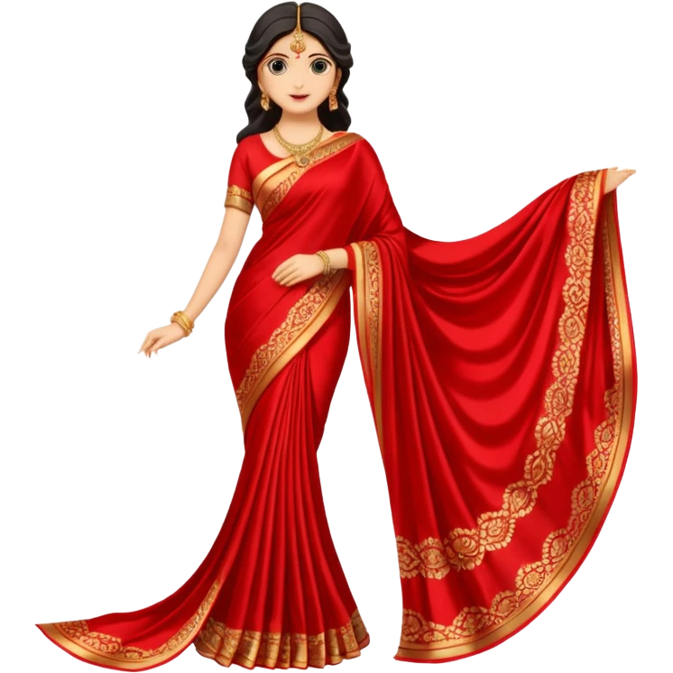 saree red emoji