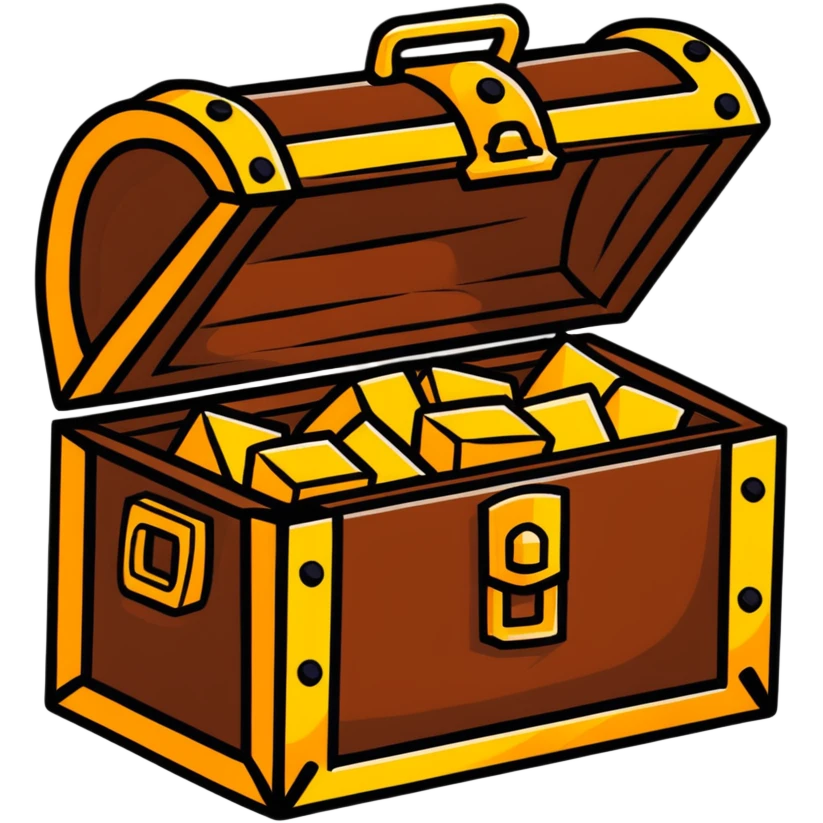 Robux treasure chest emoji