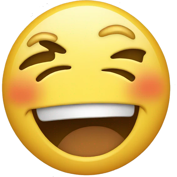Laughing sad face emoji