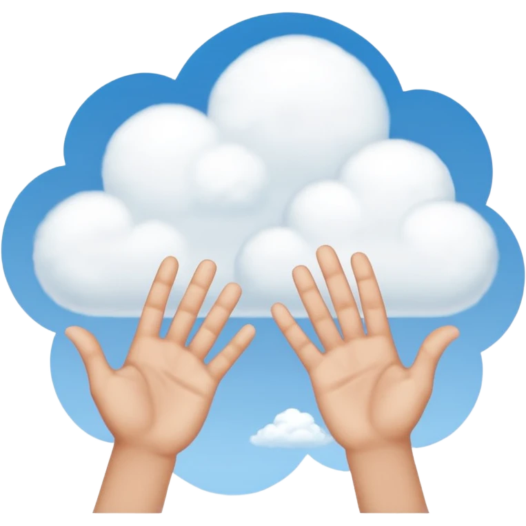 🖐✊️🫳🤛💪🦵🦶☁️ emoji