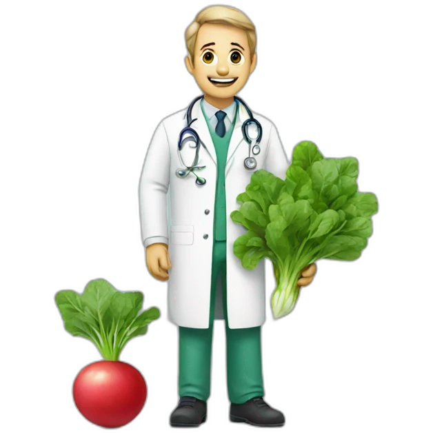 radish doctor emoji