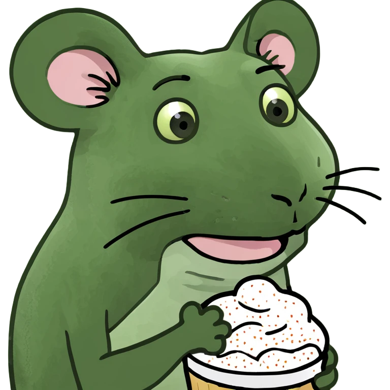 Mouse with sugar emoji