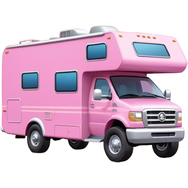 Barbie style rv off-roading rock-climbing desert Winnebago  emoji