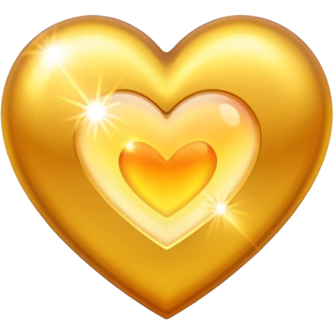 heart with a golden sunlight aura emoji