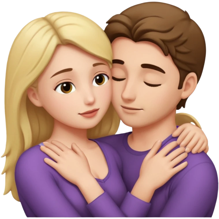 intimate moment between lovers emoji