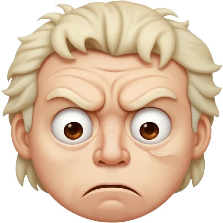 disgusted face emoji