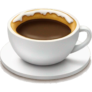 Donut and coffee emoji