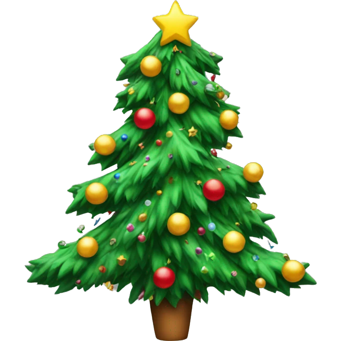 tacky christmas tree emoji