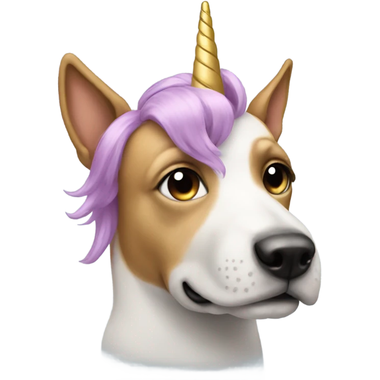 dog with a unicorn tail  emoji