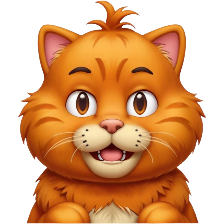 Garfield sorprendido emoji