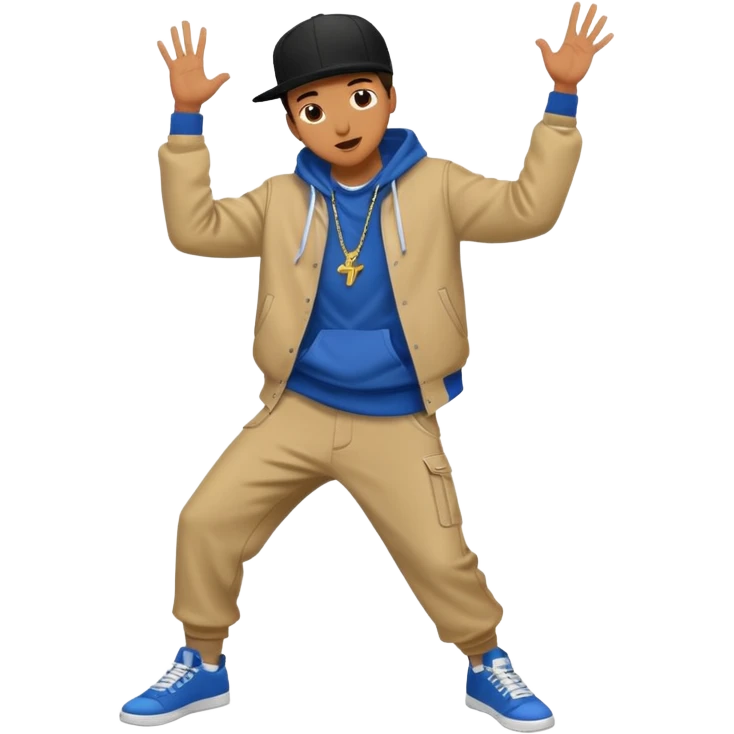 hip hop dance college kid emoji