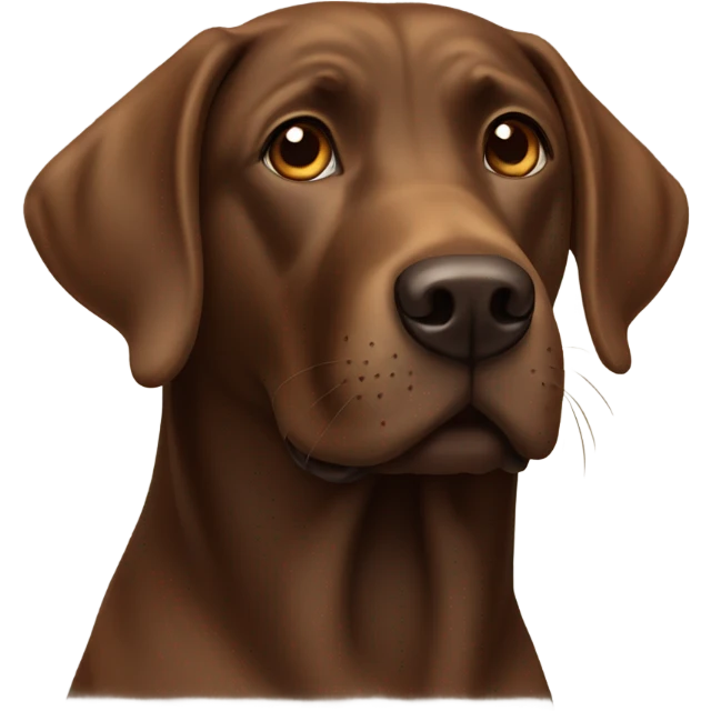 Brown lab dog emoji