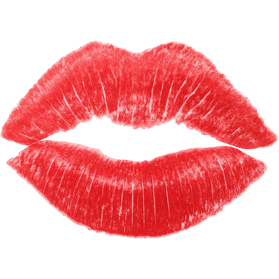 lipstick mark, remove background emoji