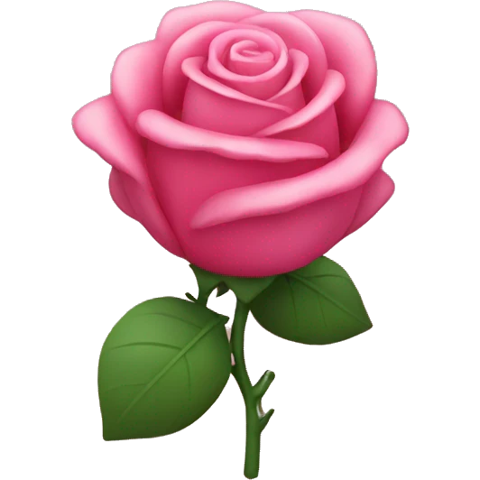 Rose toy emoji