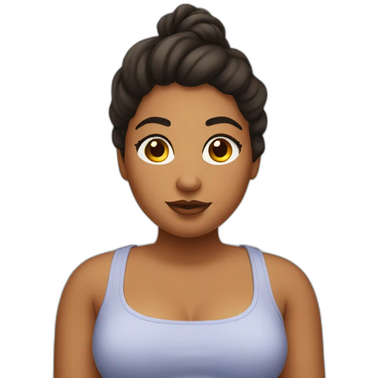 a thick girl emoji