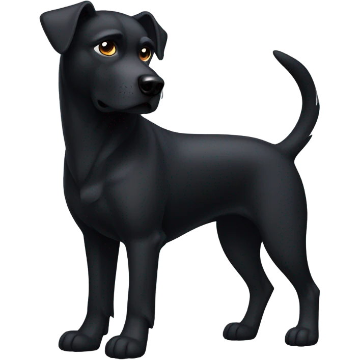 Blac dog emoji