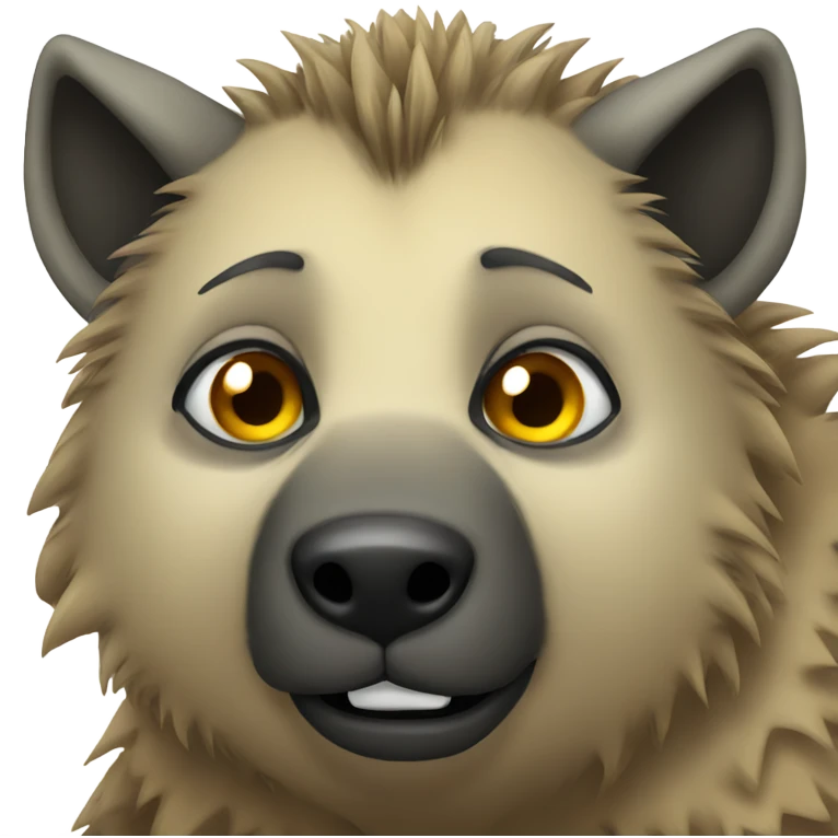 Fat hyena emoji