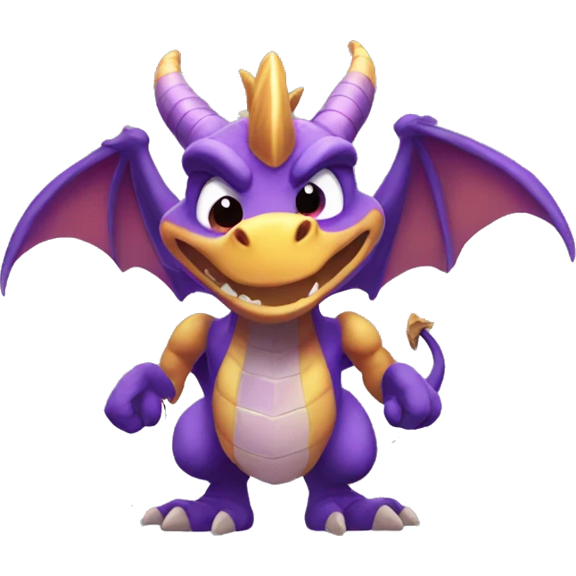 buff Spyro the dragon emoji