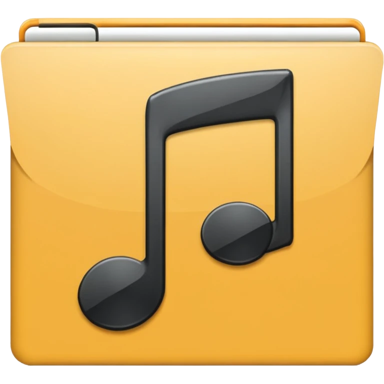 mac os icon audio note emoji