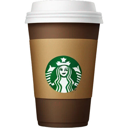 Starbucks coffee emoji