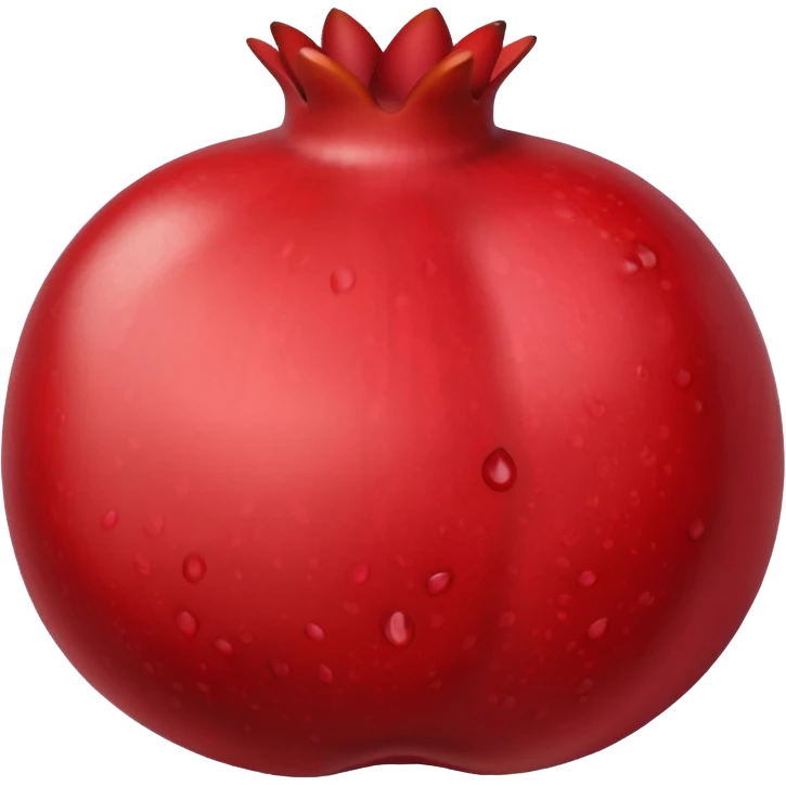 pomegranate is a fruit in the section emoji