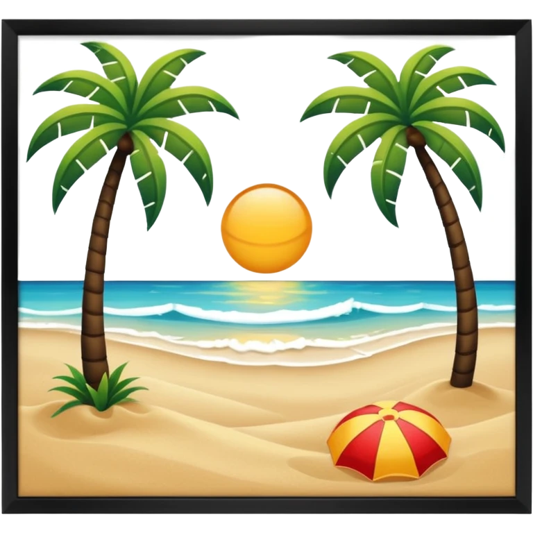 Beach emoji emoji