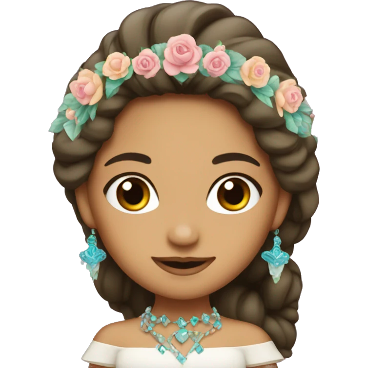 precious pretty little mexican princess emoji
