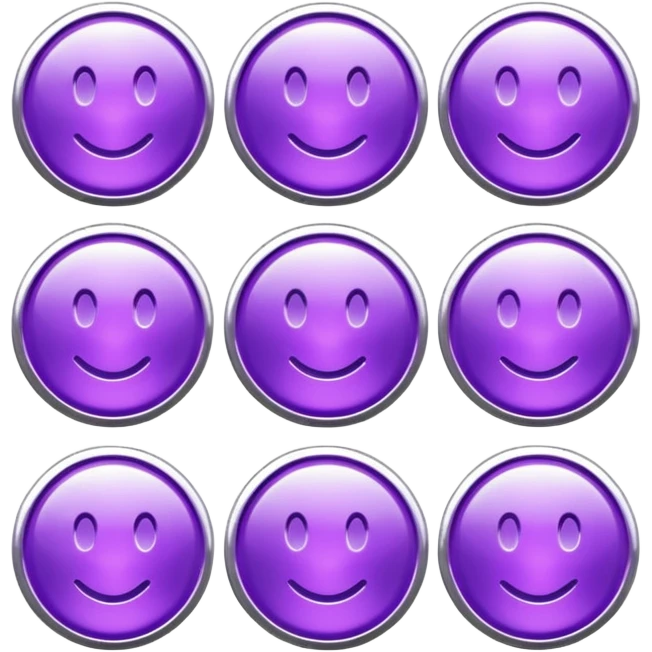 Coins purple emoji
