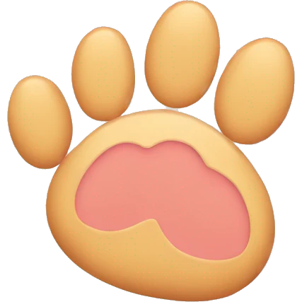 cute cat foot emoji
