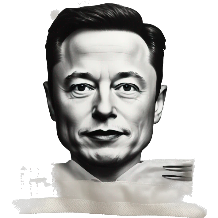 elon musk writing on a serviette emoji