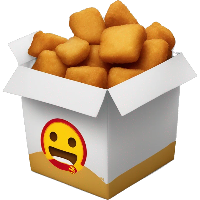McDonald’s nuggets in box emoji