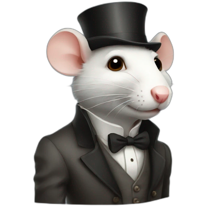 gentleman rat emoji