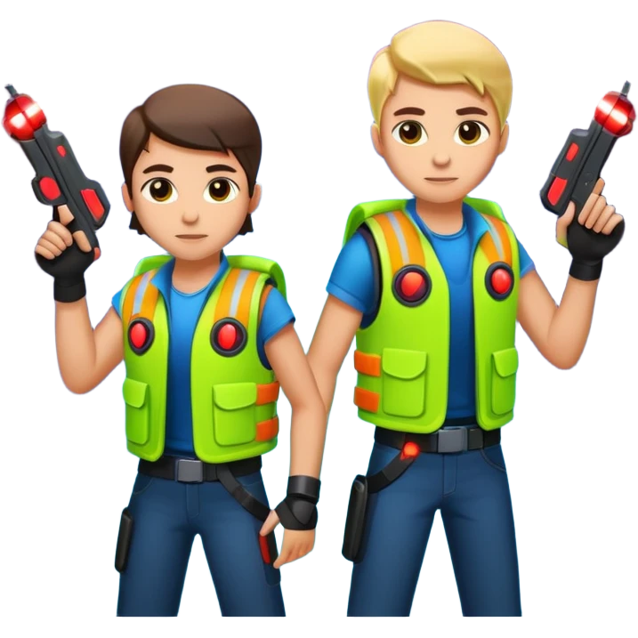 Laser tag emoji