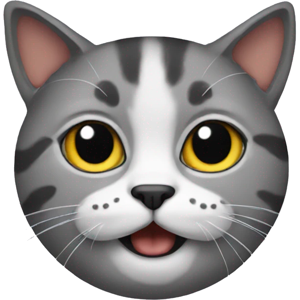 Cat with moustache  emoji