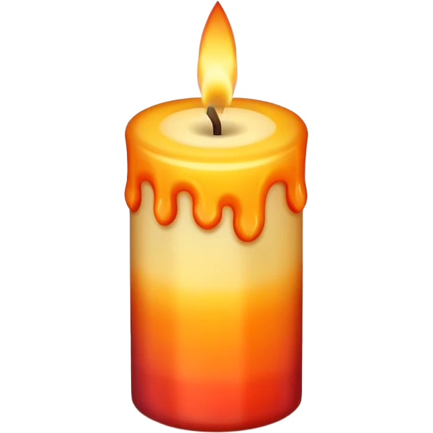 Candle in random Colors emoji